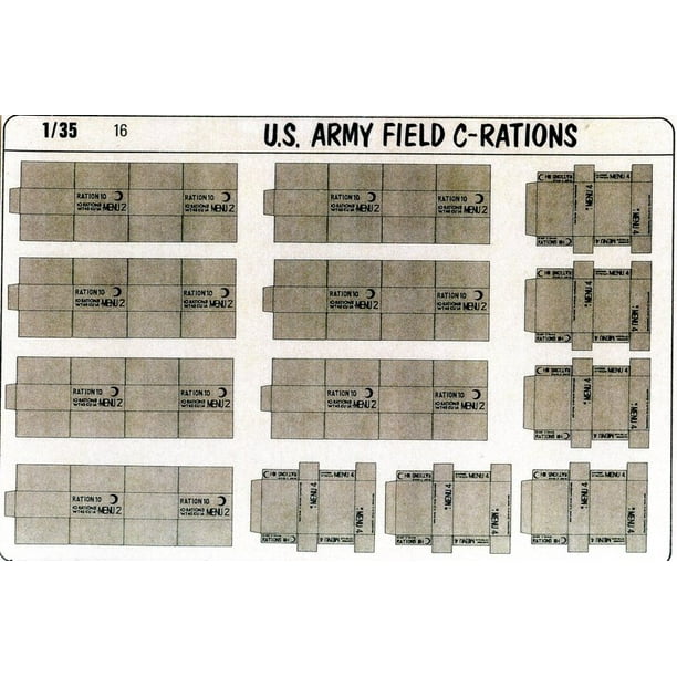Tamiya Échelle 1/35 WW2 US C-rations 10 Dans 1 cartons de la seconde guerre mondiale Tamiya Échelle 1/35 WW2 US C-rations 10 Dans 1 cartons de la seconde guerre mondiale